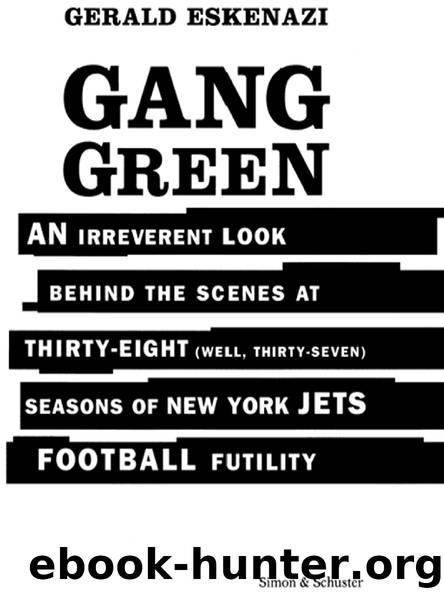 GANG GREEN by GERALD ESKENAZI