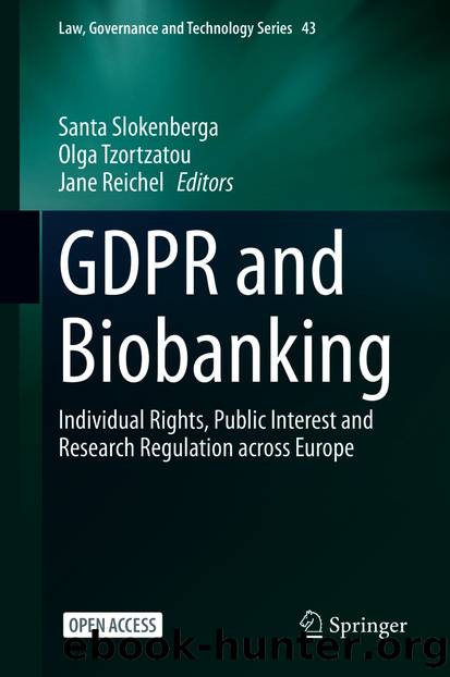 GDPR and Biobanking by Unknown
