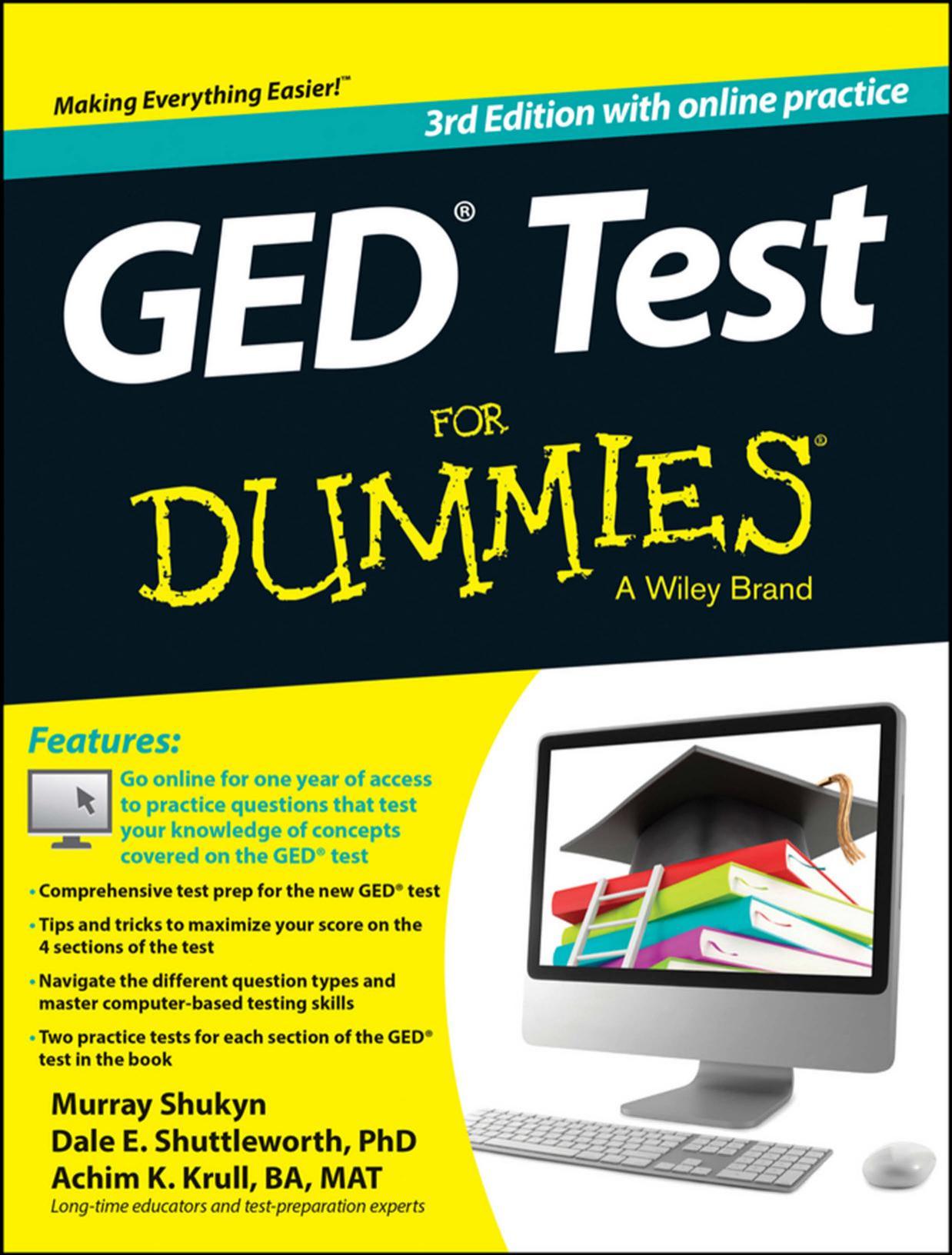 GED Test For Dummies by Murray Shukyn Dale E. Shuttleworth Achim K. Krull