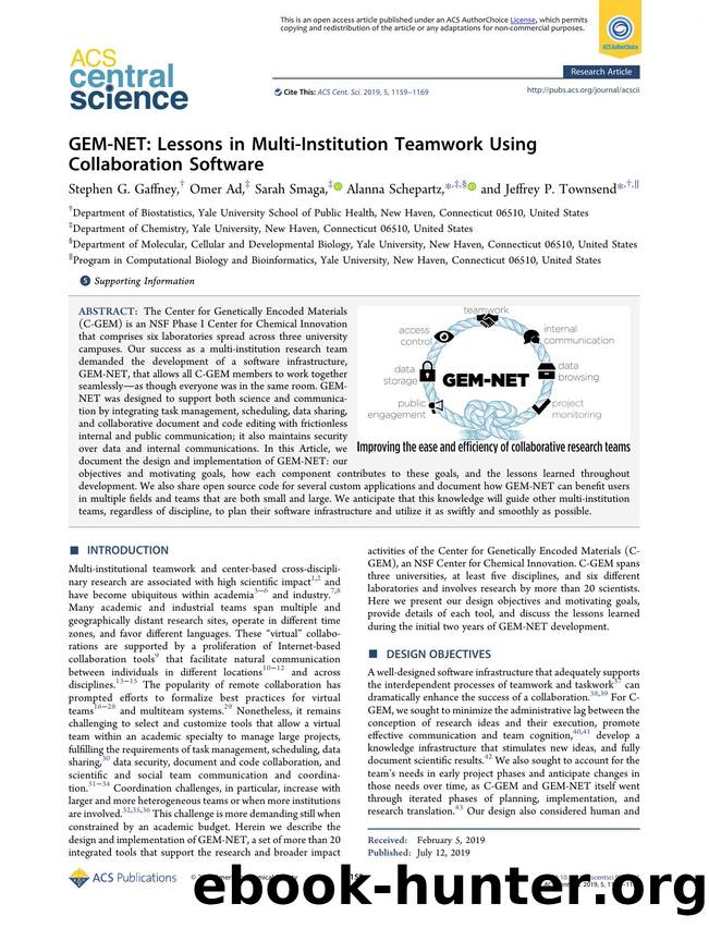 GEM-NET: Lessons in Multi-Institution Teamwork Using Collaboration Software by unknow