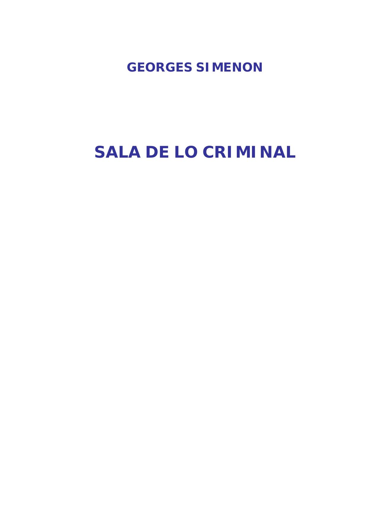 GEORGES SIMENON by kamparina