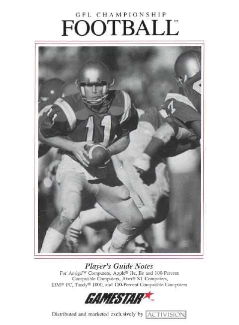 GFL championship football manual (complete) by Unknown