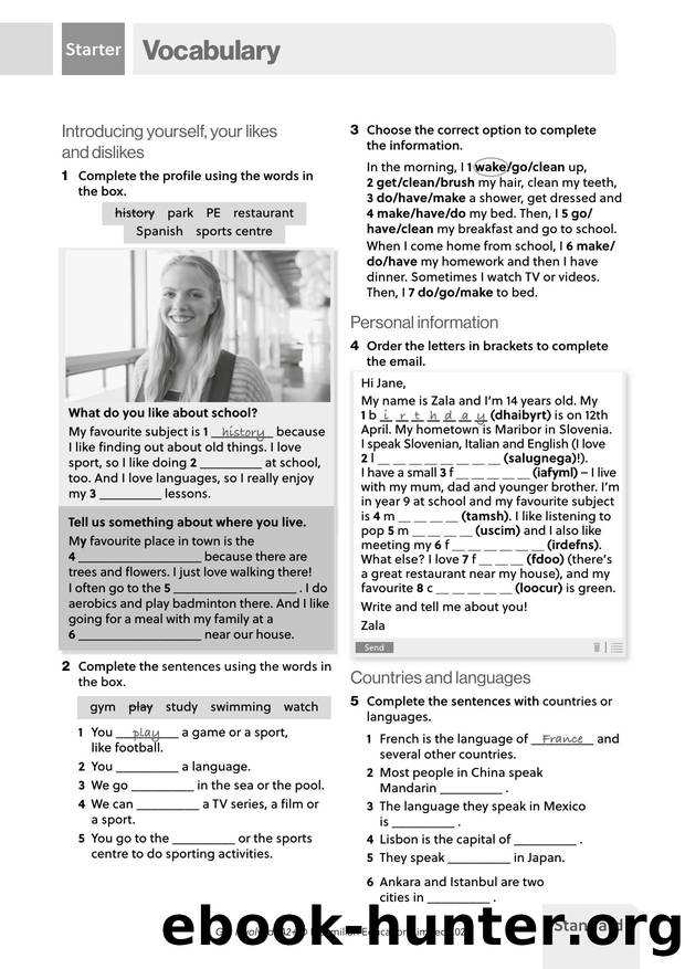 GI A2PLUS Starter Vocabulary Standard by Unknown