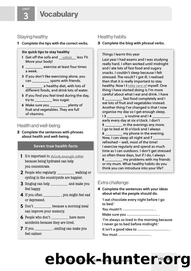 GI B1 U3 Vocabulary Higher by Unknown