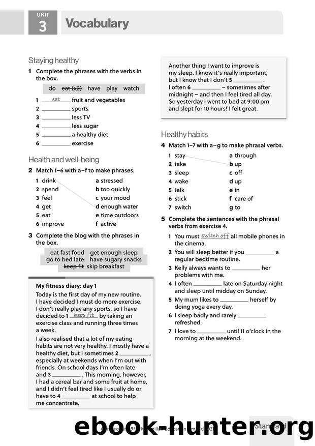 GI B1 U3 Vocabulary Standard by Unknown