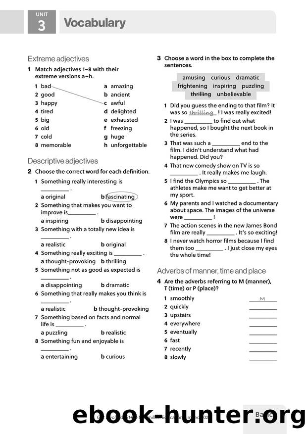 GI B1PLUS U3 Vocabulary Basics by Unknown