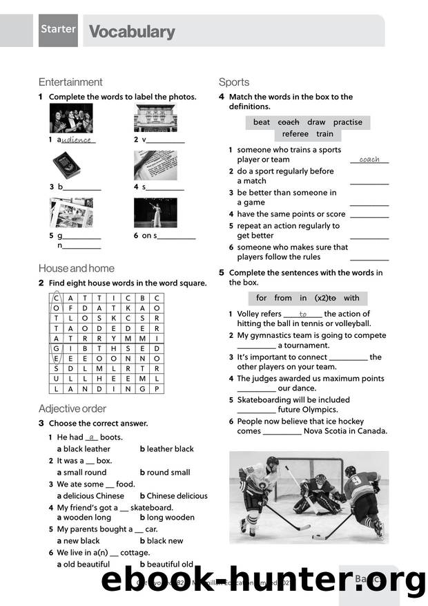 GI B2 Starter Vocabulary Basics by Unknown