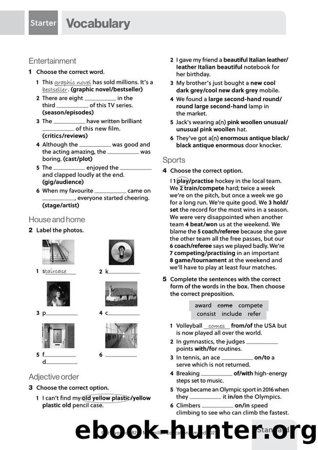 GI B2 Starter Vocabulary Standard by Unknown