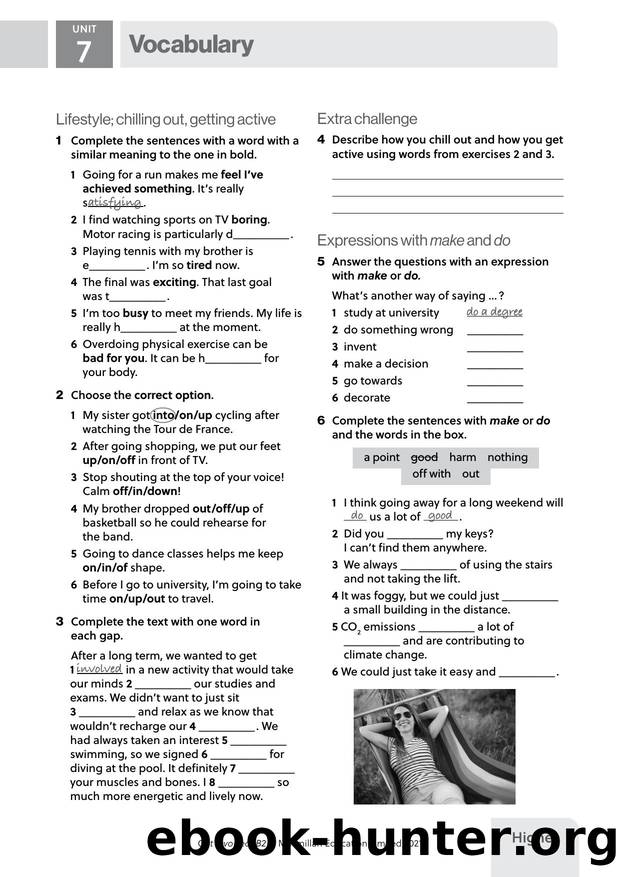 GI B2 U7 Vocabulary Higher by Unknown