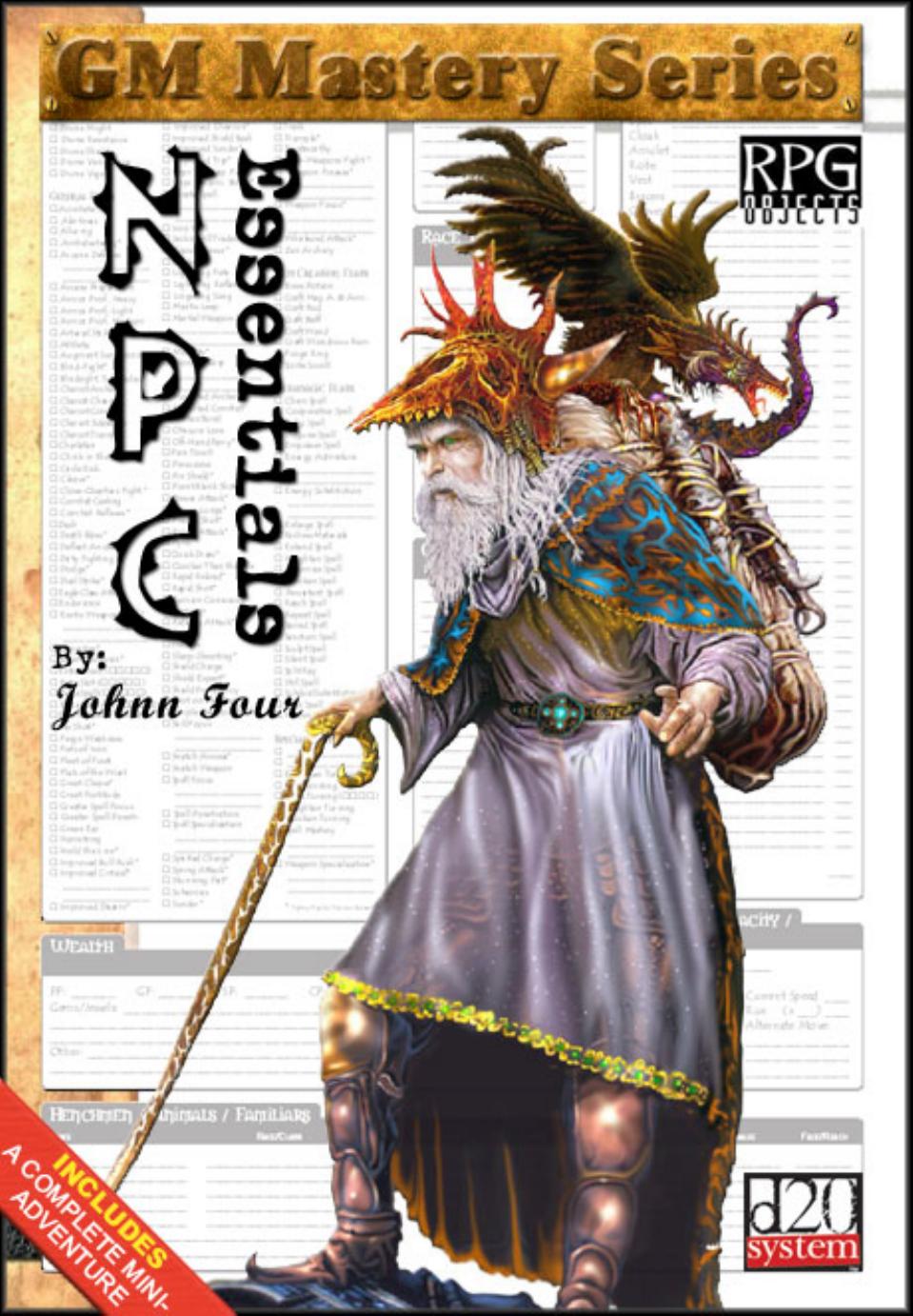 GM Mastery Series: NPC Essentials by RPGObjects