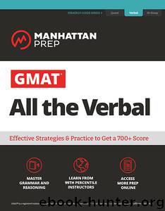 GMAT All the Verbal by Manhattan Prep