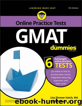 GMAT For Dummies by Lisa Zimmer Hatch & Scott A. Hatch