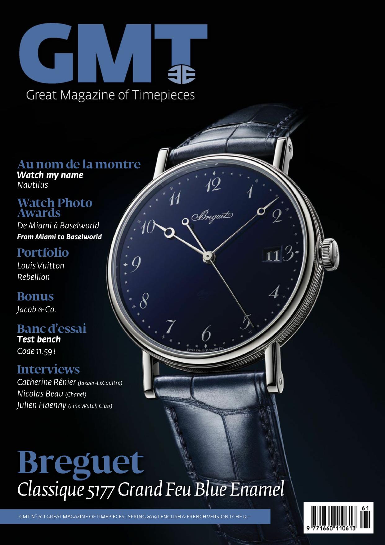 GMT, Great Magazine of Timepieces (French-English) - March 21, 2019 by Unknow