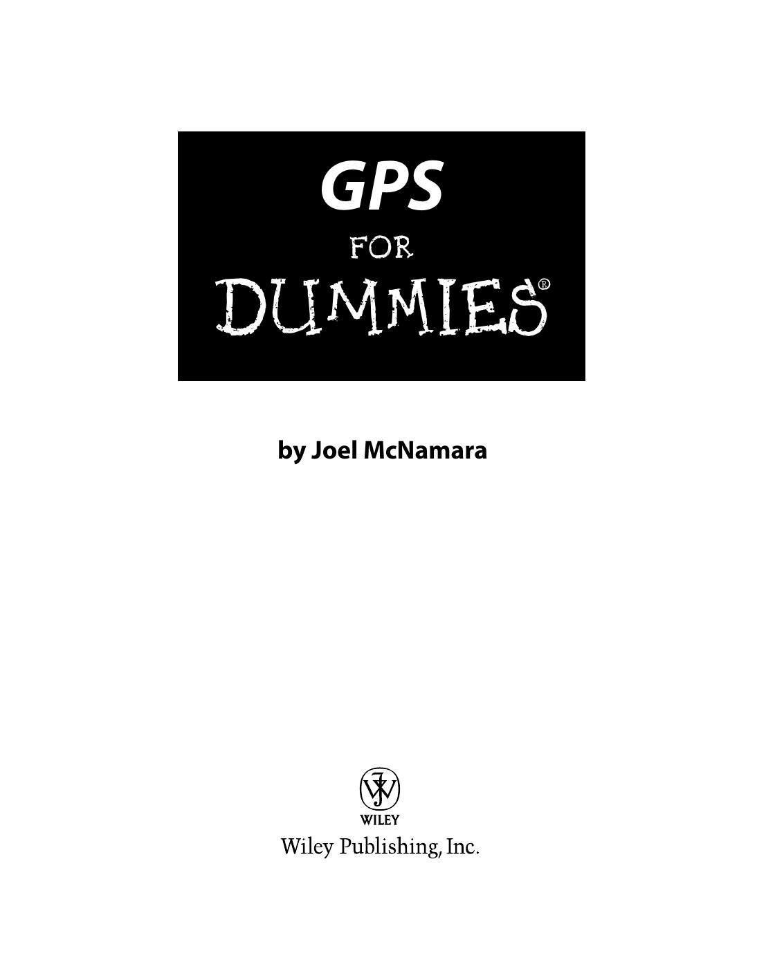 GPS for DUMmIES by Unknown