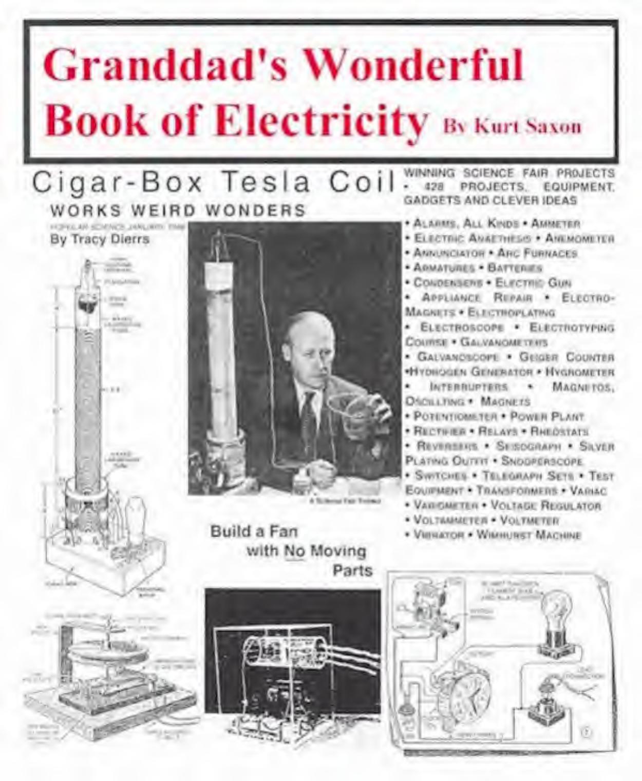 GRANDDAD' S WONDERFUL BOOK OF ELECTRICITY by Kurt saxon