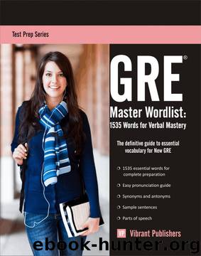 GRE Master Word List by Vibrant Publishers