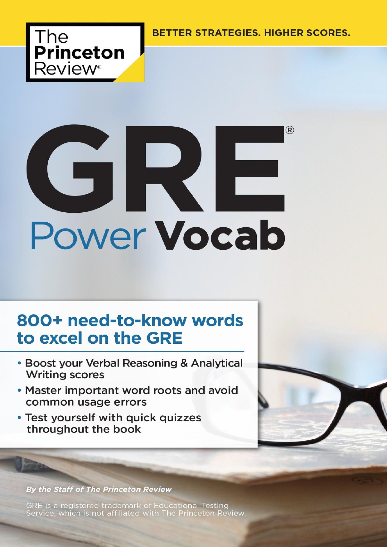 GRE Power Vocab by The Princeton Review