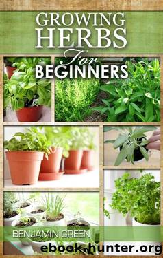 GROWING HERBS: How to Grow Low cost Indoor and Outdoor Herbs in containers, for Profit or for health benefits at home, Simple Basic Recipes ( How to grow herbs, growing herbs for beginners ) by Benjamin Green