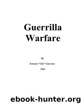 GUERRILLA WARFARE by Ernesto Che Guevara
