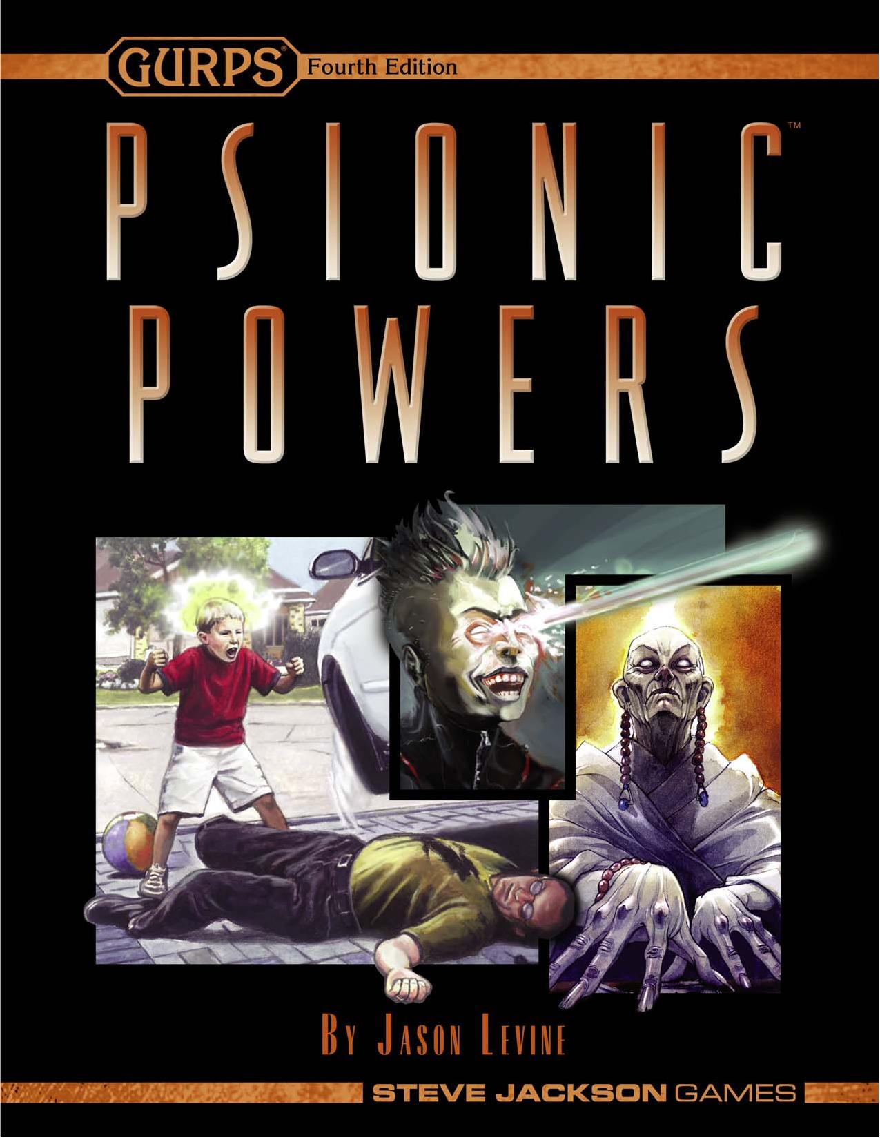 GURPS 4th edition. Psionic Powers by Jason "PK" Levine