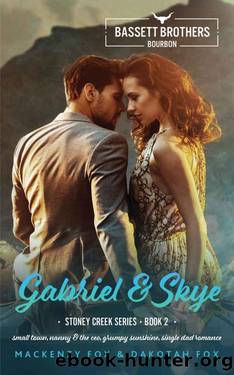 Gabriel & Skye: Bassett Brothers Bourbon. A Small Town, Nanny & the CEO, Grumpy Sunshine, Single Dad Romance by Mackenzy Fox & Dakotah Fox