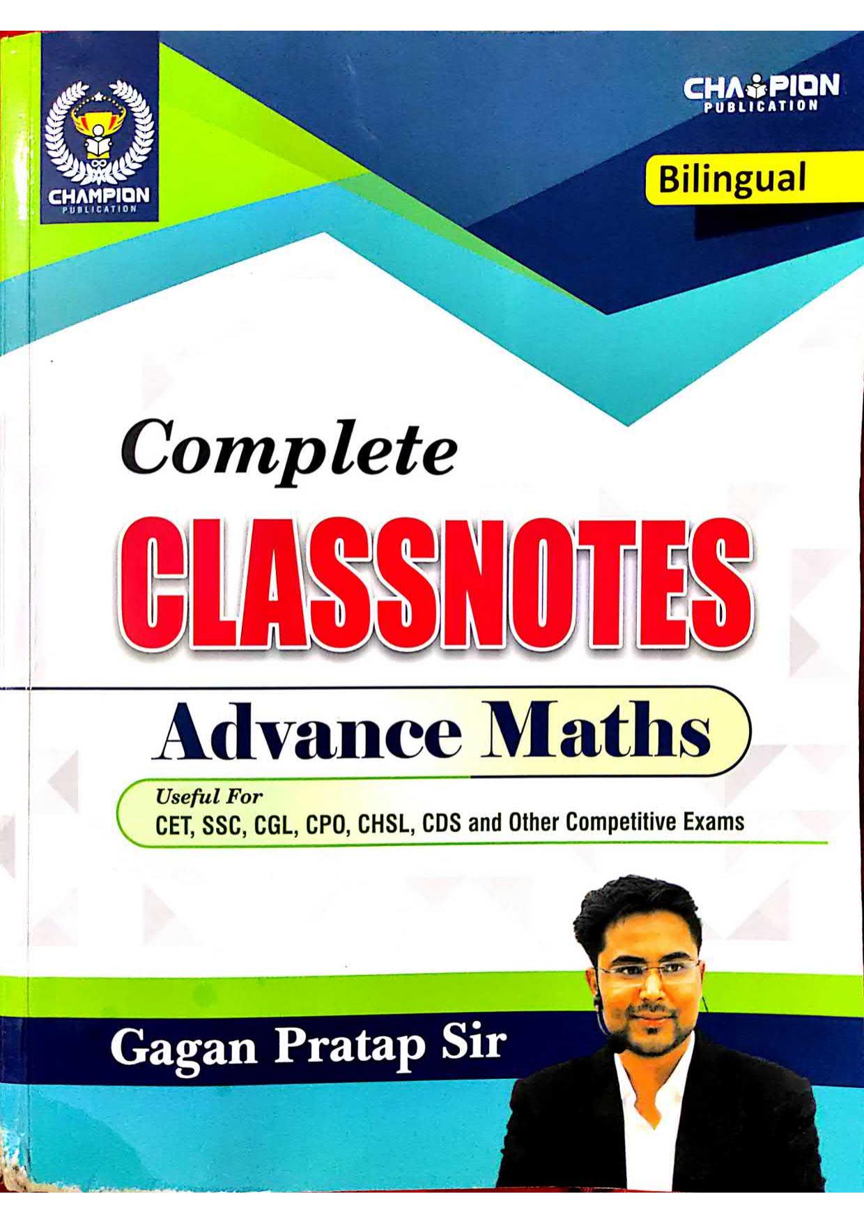 Gagan Pratap Advance Maths Complete Class Notes by Gagan Pratap