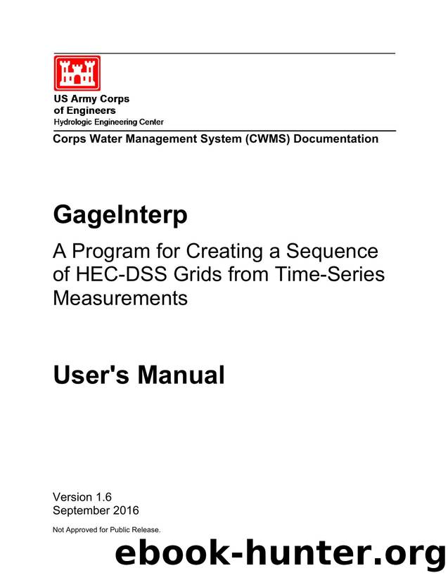 GageInterp User's Manual by CEIWR-HEC