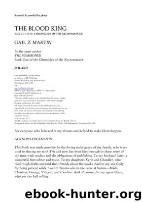 Gail Z. Martin - COTN 02 by The Blood King
