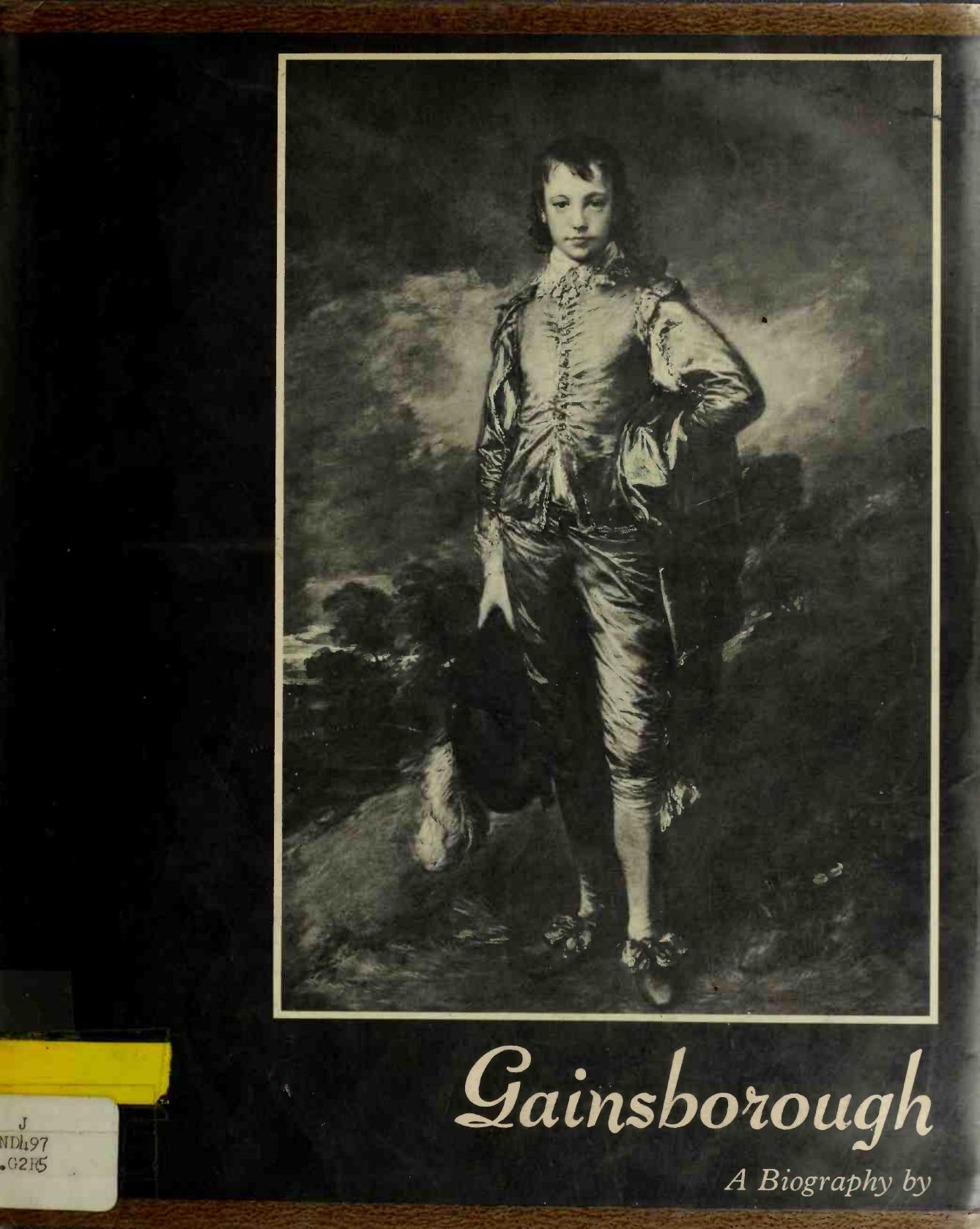 Gainsborough by A Biography