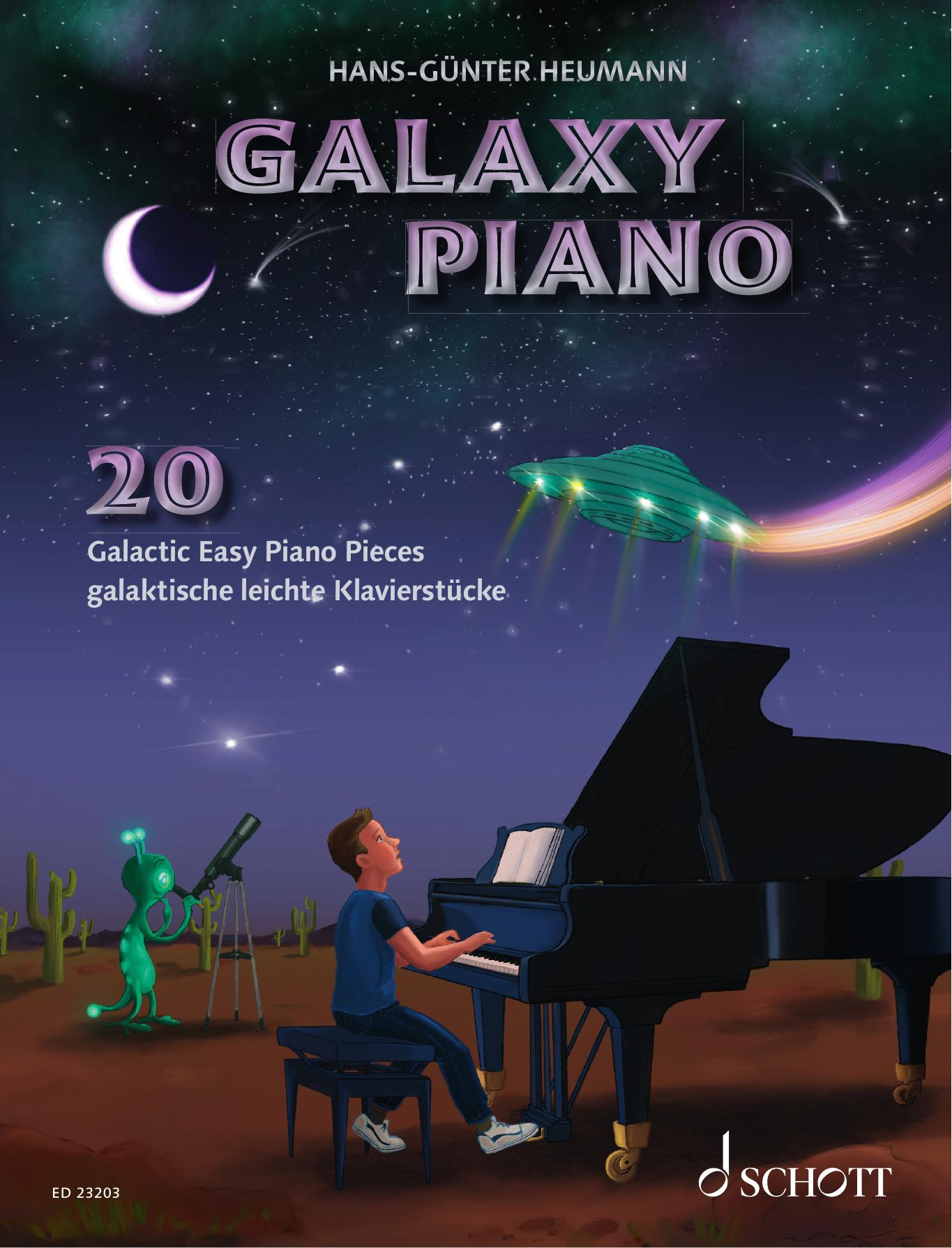 Galaxy Piano: 20 Galactic Easy Piano Pieces by Unknow