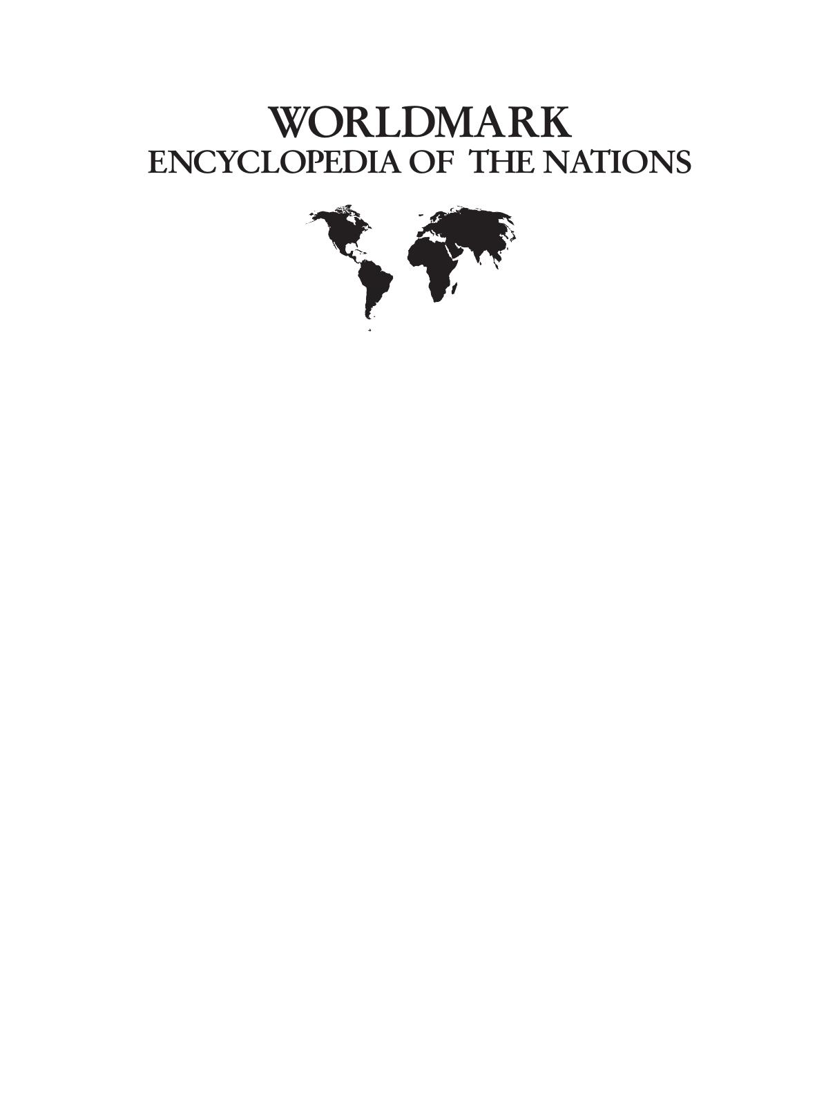 Gale - Worldmark Encyclopedia of the Nations 11e - Vol. 6 by World Leaders (2003)