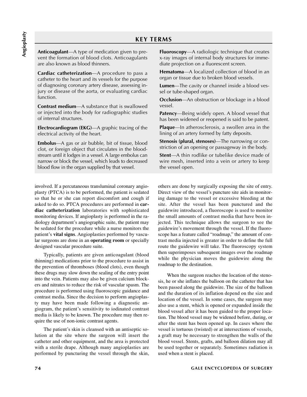 Gale Encyclopedia of Surgery Vol. 1 by Unknown