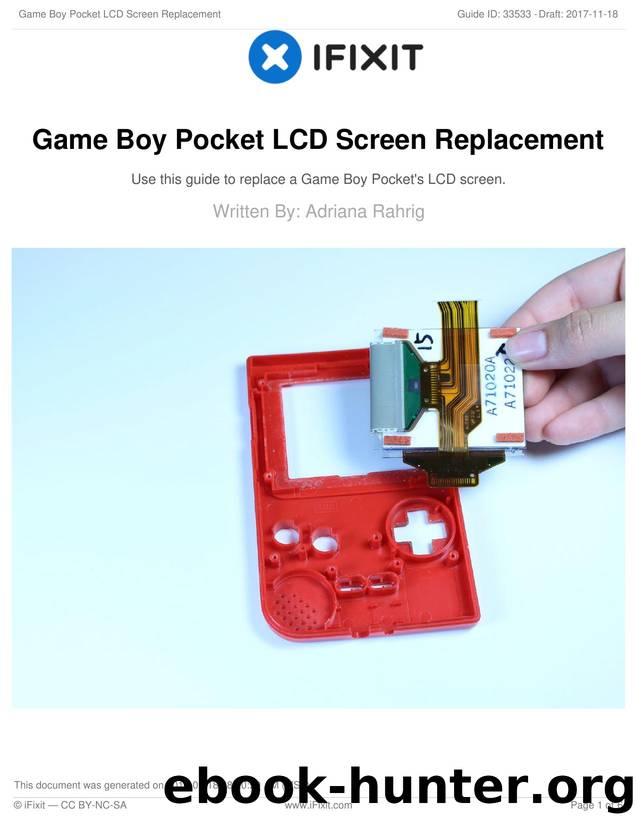 Game Boy Pocket LCD Screen Replacement by Unknown