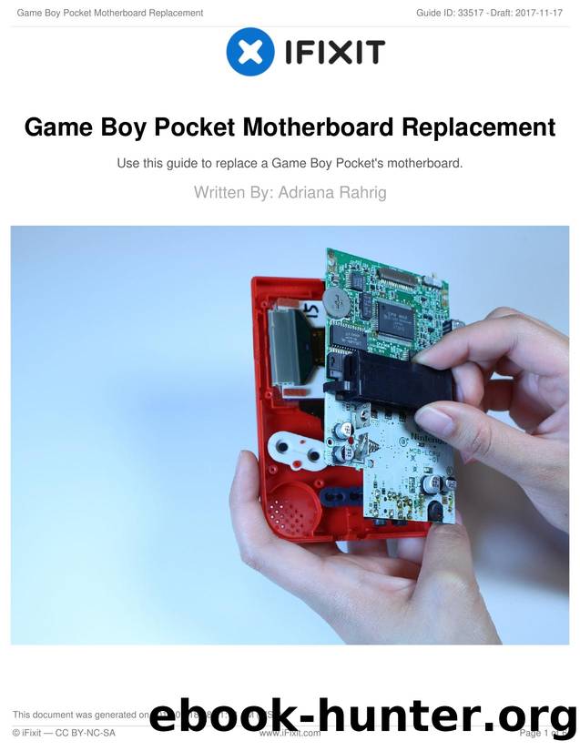 Game Boy Pocket Motherboard Replacement by Unknown