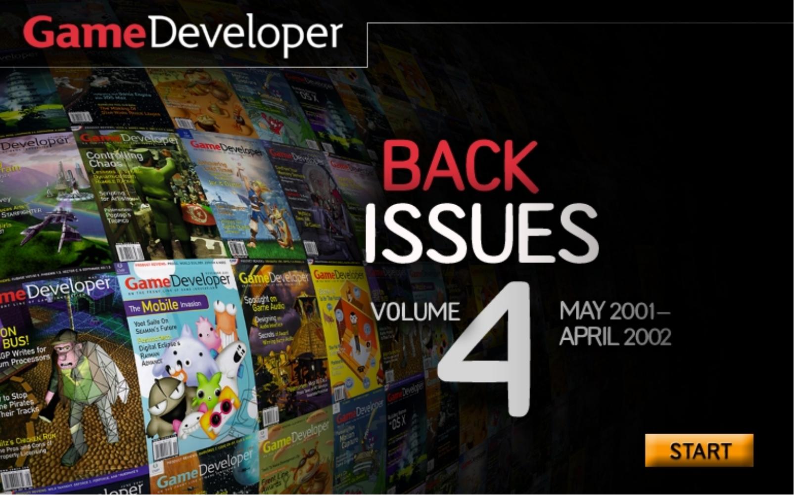 Game Developer Back Issues Volume 4: Main Menu by Unknown