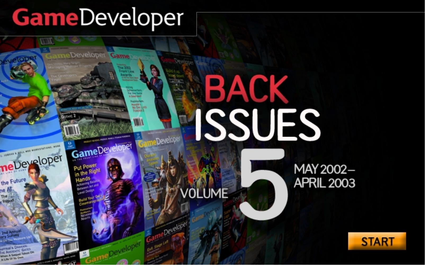 Game Developer Back Issues Volume 5: MAIN MENU by Unknown