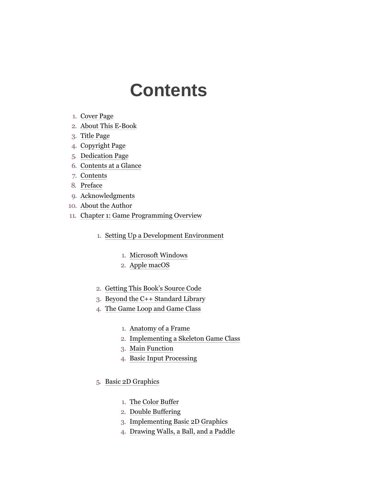 Game Programming in C++: Creating 3D Games by Sanjay Madhav