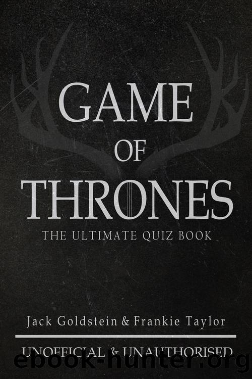Game of Thrones by Jack Goldstein & Frankie Taylor
