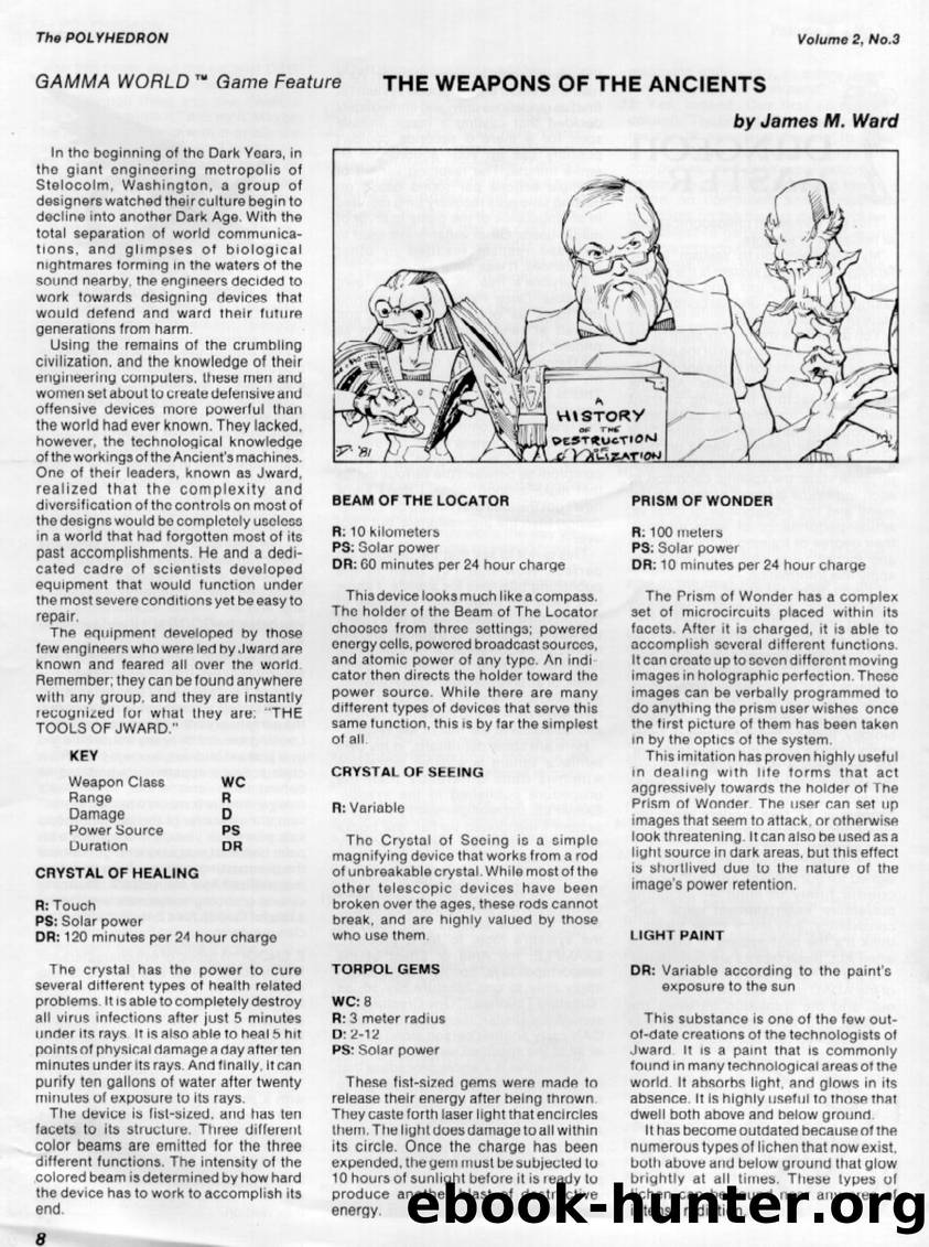 Gamma World 3e Polyhedron Magazine Articles by Unknown