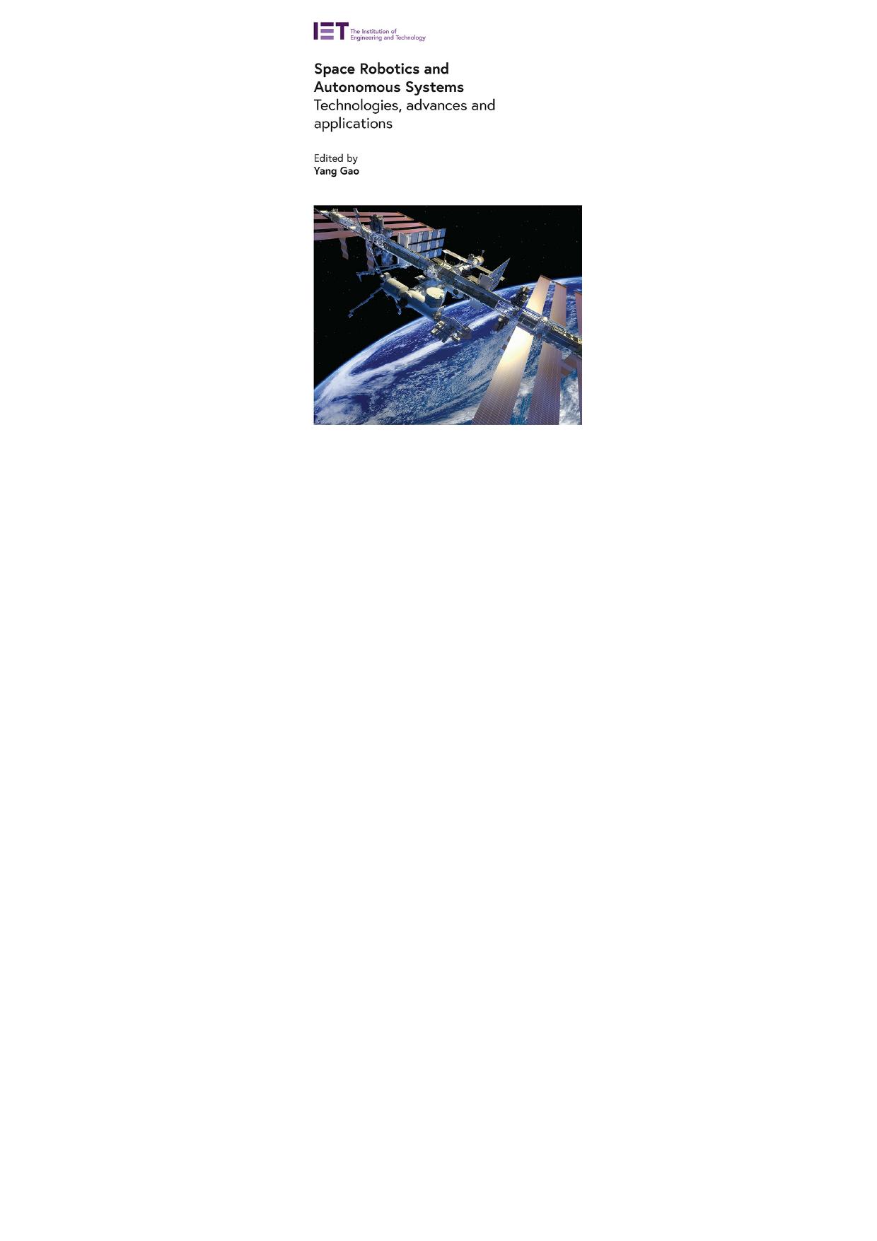 Gao Y. Space Robotics and Autonomous Systems. Technologies...2021 by PDF Candy Desktop