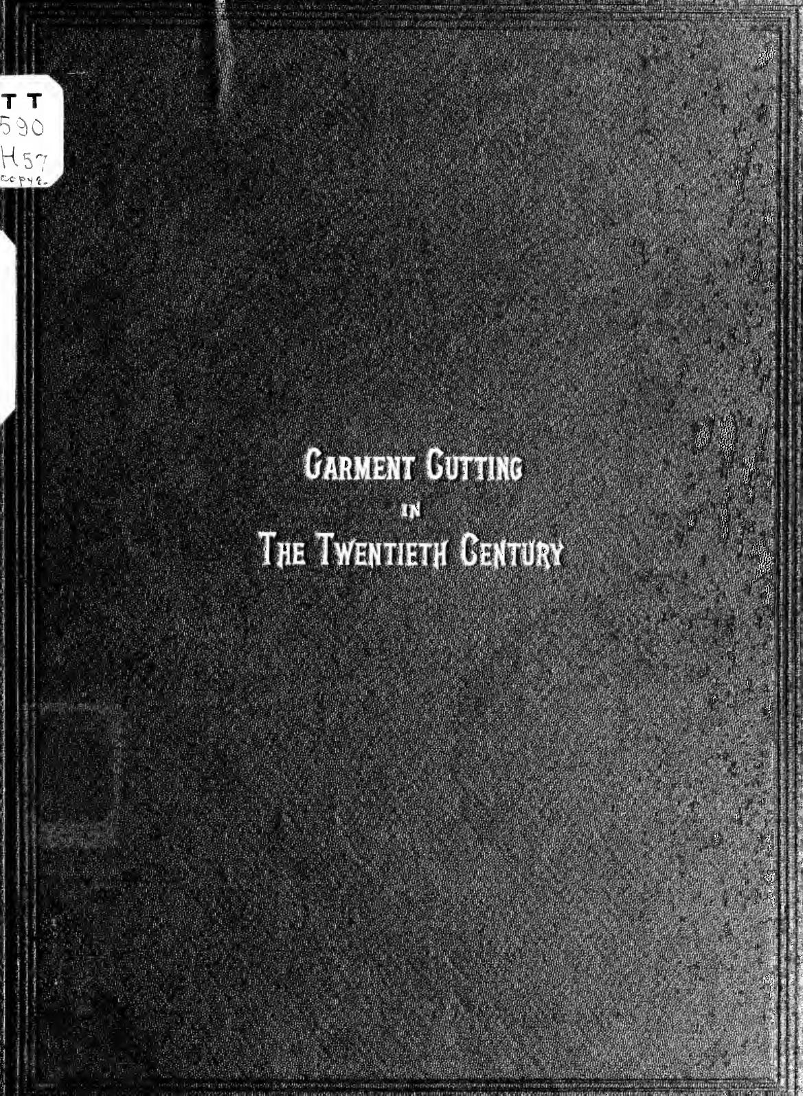 Garment cutting in the twentieth century by Hertzer Günther F. 1833-