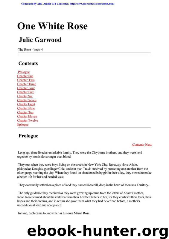 Garwood, Julie - Rose 4 by One Red Rose