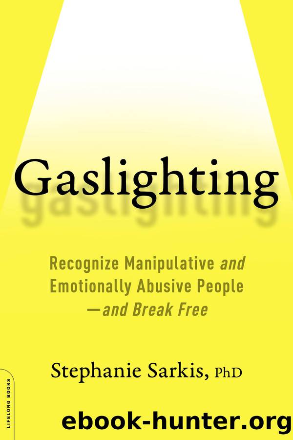 Gaslighting by Stephanie Sarkis