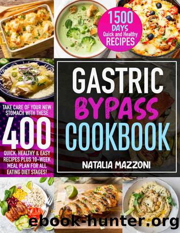 Gastric ByPass CookBook by Mazzoni Natalia