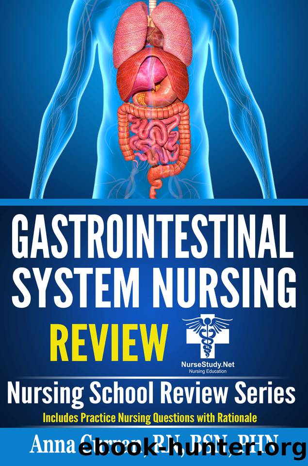 Gastrointestinal System Nursing Review: Includes Practice Nursing Questions with Rationale (Nursing School Review Series Book 1) by Curran Anna