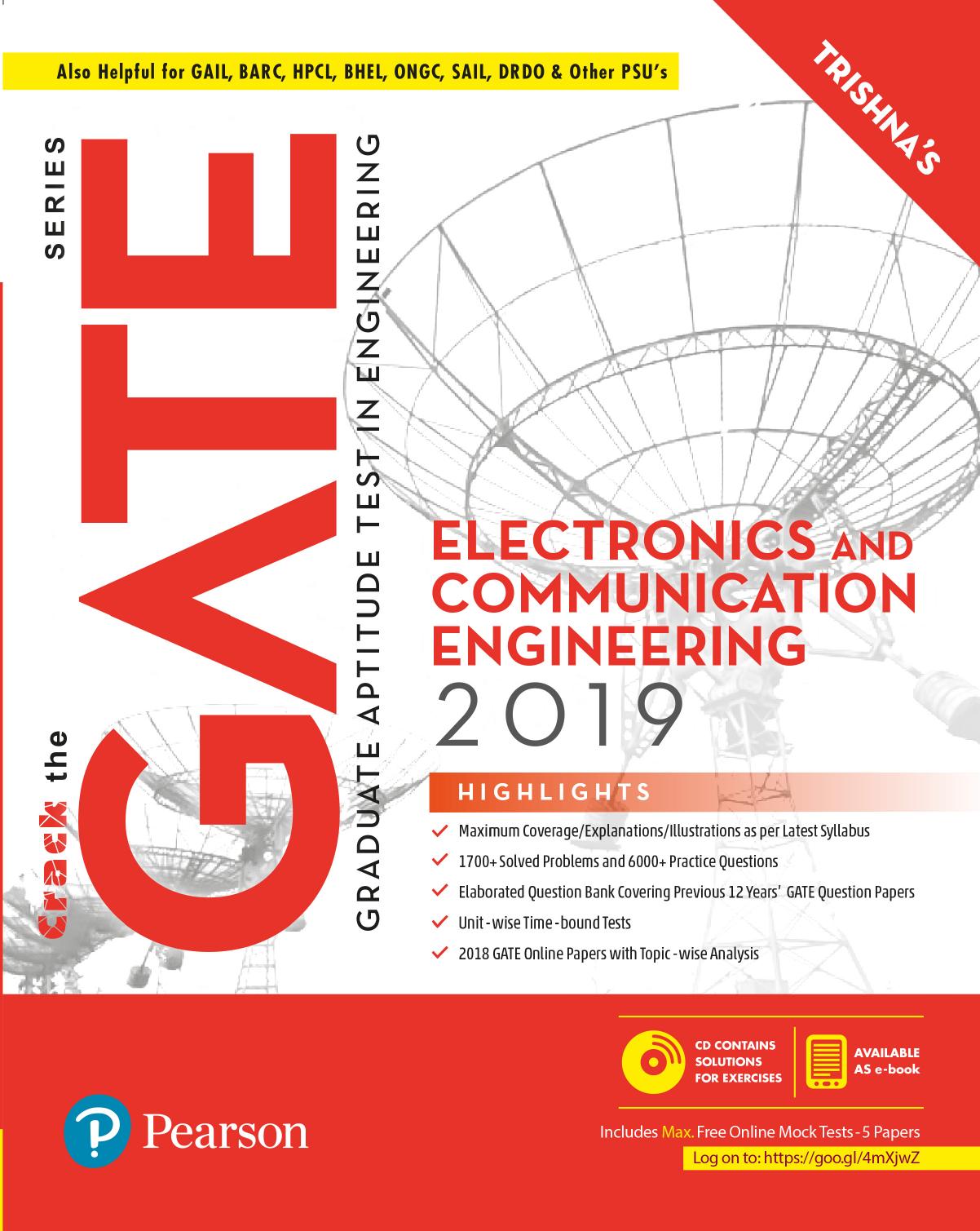 Gate Electronics And Communication Engineering 2019 by Trishna Knowledge Systems