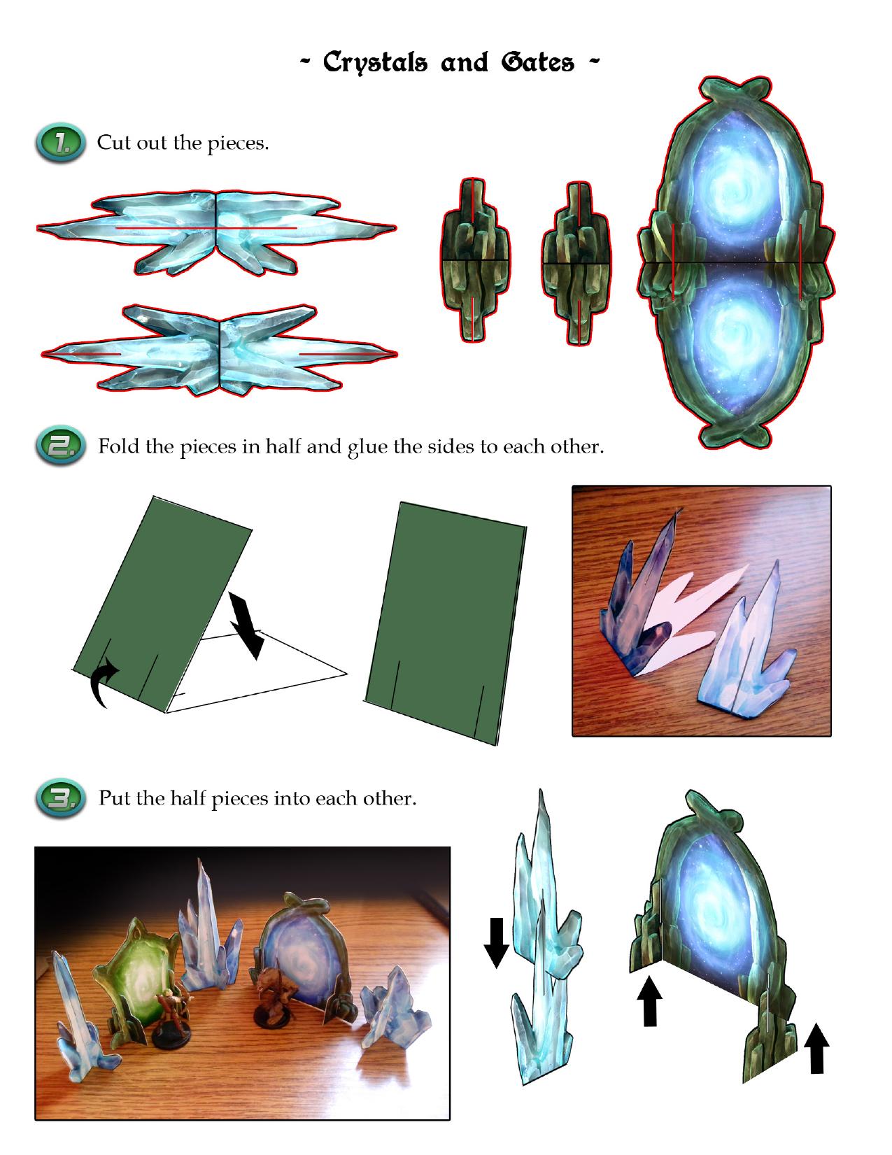 Gates and crystals by Unknown
