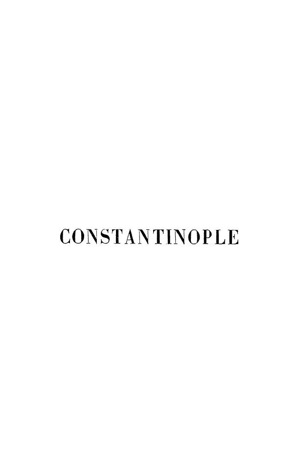 Gautier, PAR Theophile Gautier - Constantinople by 1853