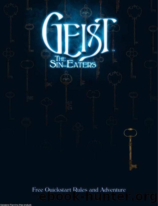 Geist The Sin-Eaters by Introductory Adventure