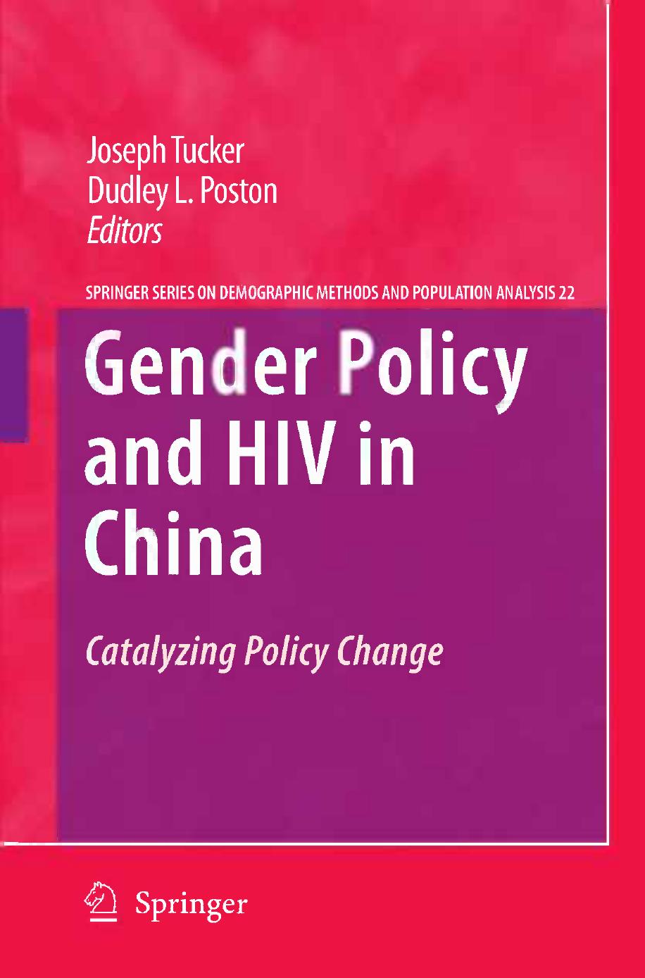 Gender Policy and HIV in China: Catalyzing Policy Change by unknow